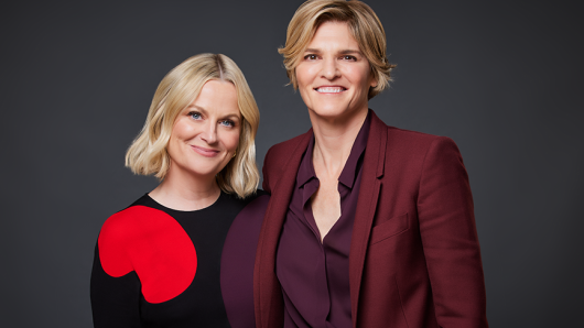 Photo of Amy Poehler and Jody Freeman