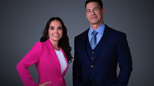 Photo of Dr. Luana Marques and John Cena