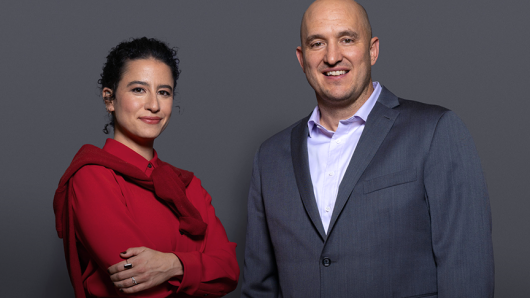 Photo of Todd Rogers and Ilana Glazer