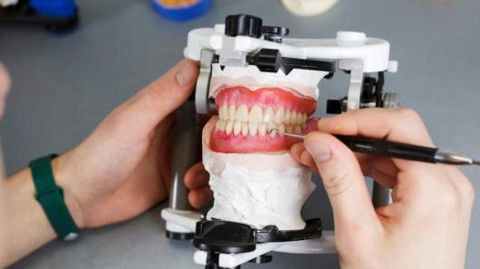 Dental practice training photo