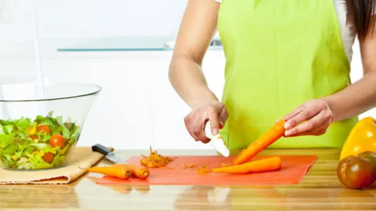 Healthy food preparation.