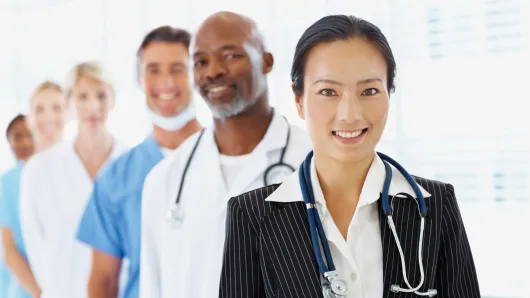 Hospital team members.