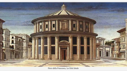 La Citta Ideal, painting by Pierro della Francesca